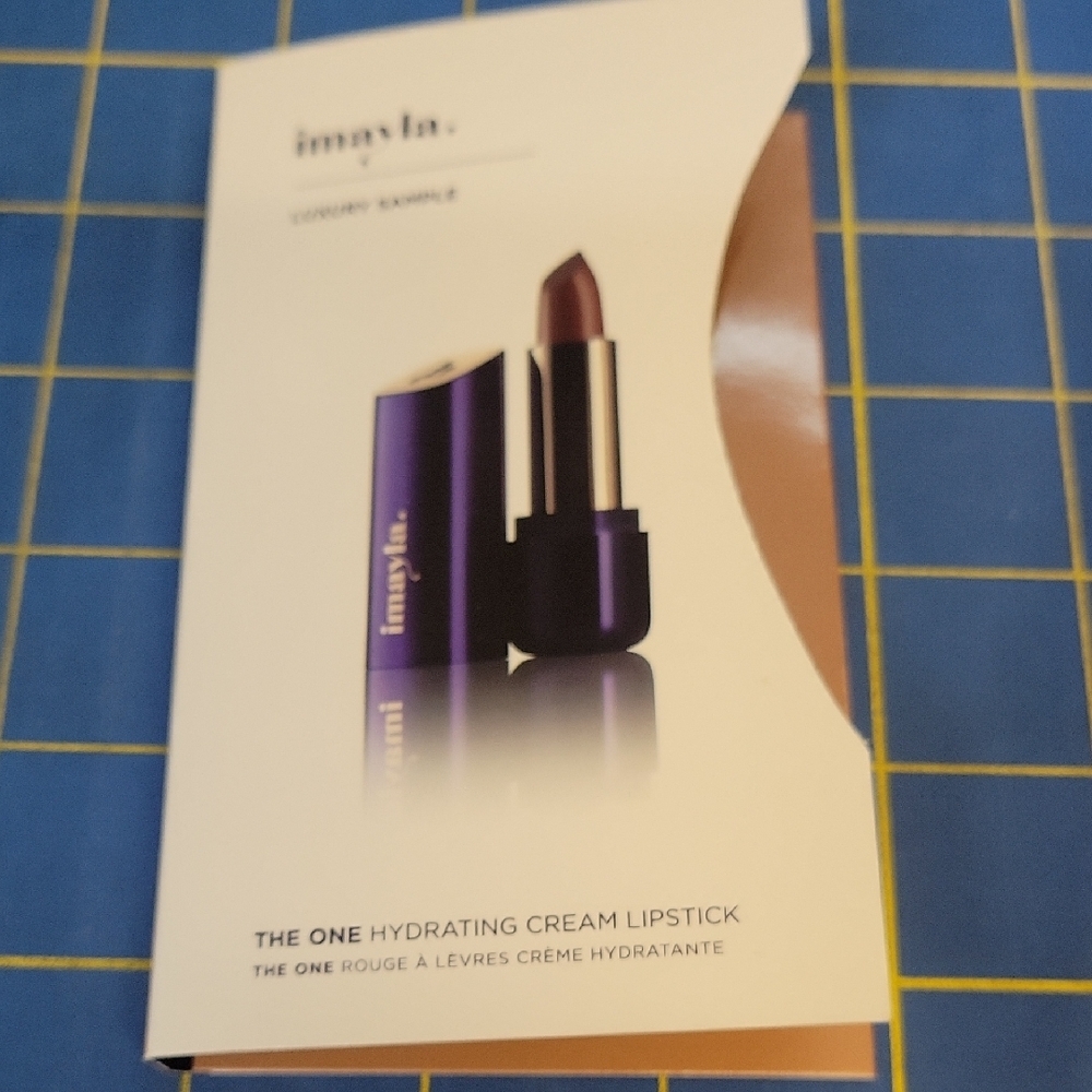 imayla Luxury The One Hydrating Cream Lipstick CARD w Brush New
